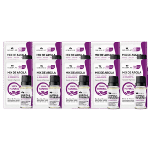 Kit 10 unidade de Mix de Argila + Ampola Dourada